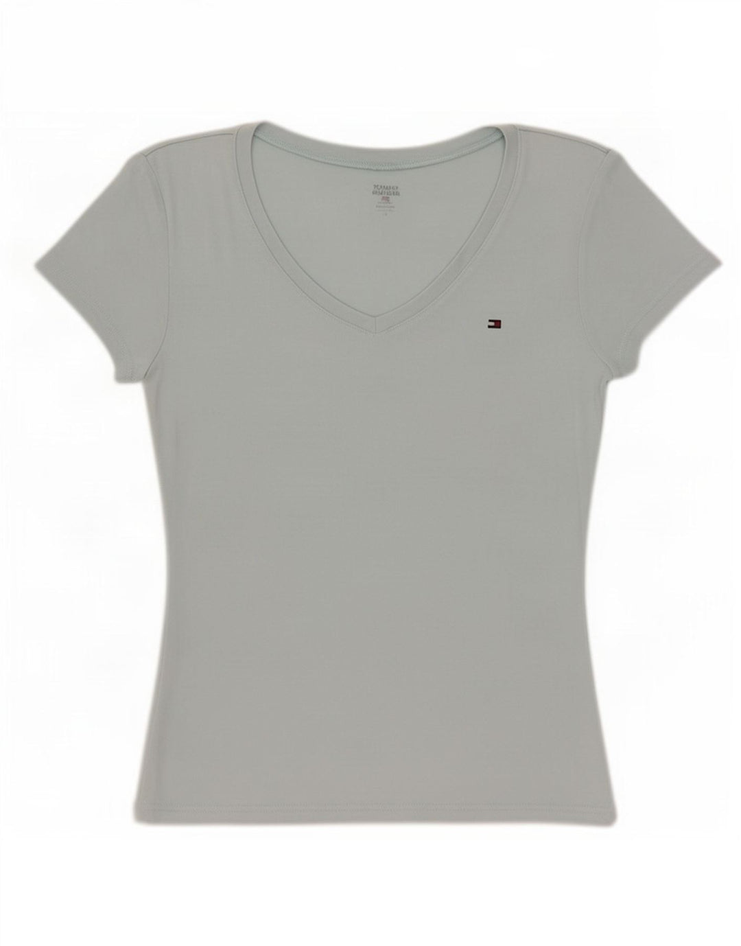 Tommy Hilfiger T-Shirt Femme UK 12 Bleu Moyen