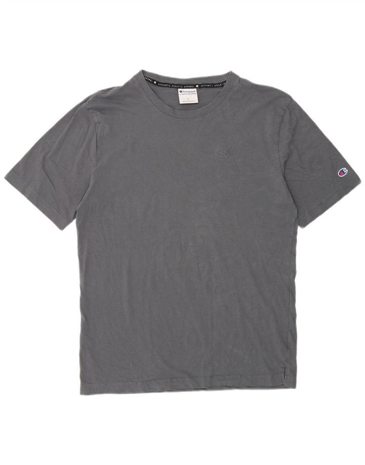 Champion T-Shirt Regular Homme Grand Gris Coton