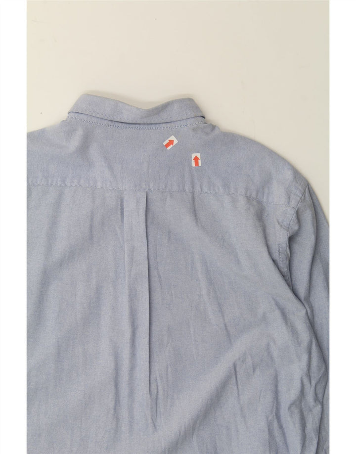 DACK'S Mens Regular Fit Shirt 2XL Blue Cotton Vintage Dack's and Second-Hand Dack's from Messina Hembry 