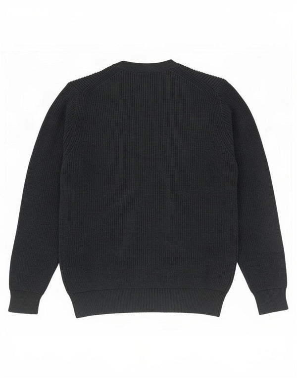 Zara Pull Col Ras Du Cou Homme Vert Moyen