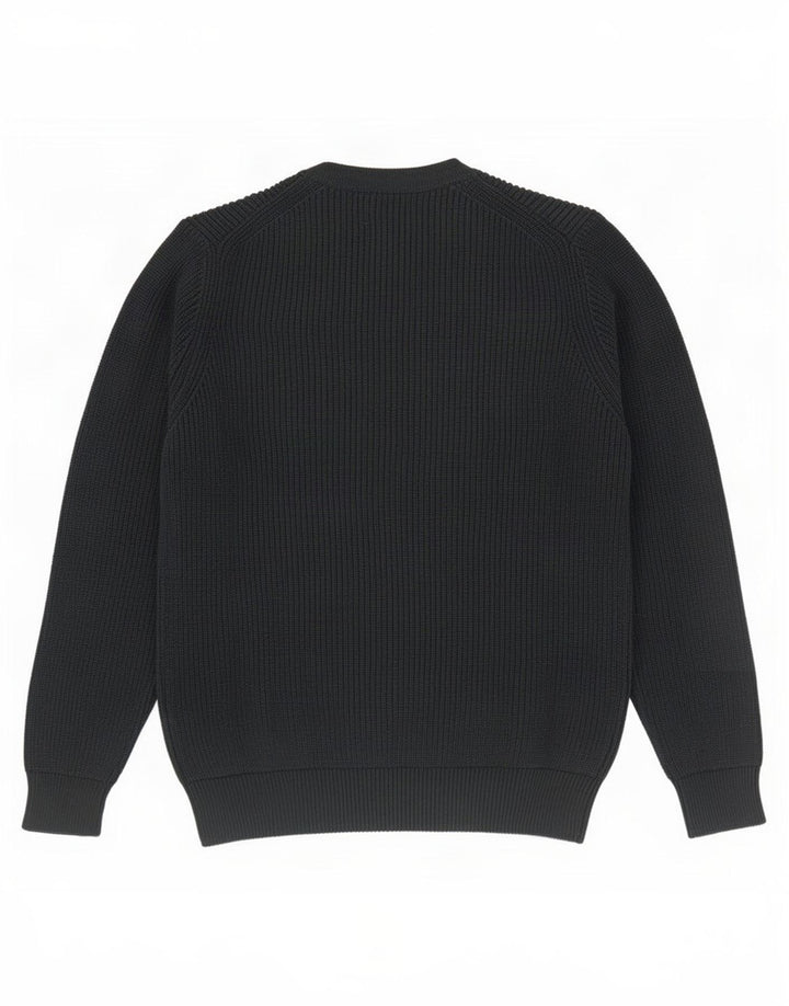 Zara Pull Col Ras Du Cou Homme Vert Moyen