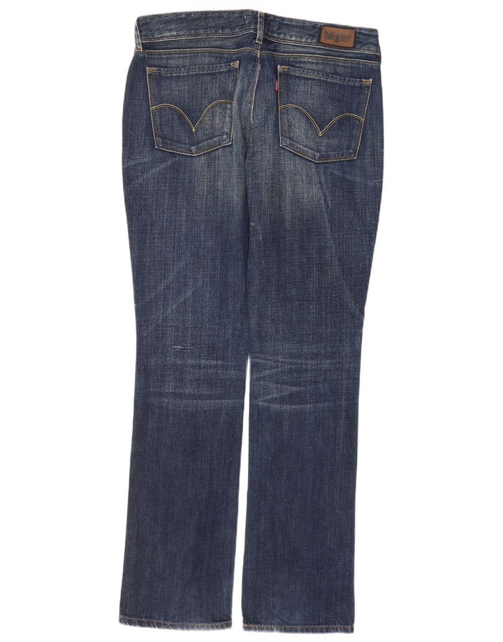 Levi's Jean Droit 470 Femme W33 L34 Bleu Marine Coton