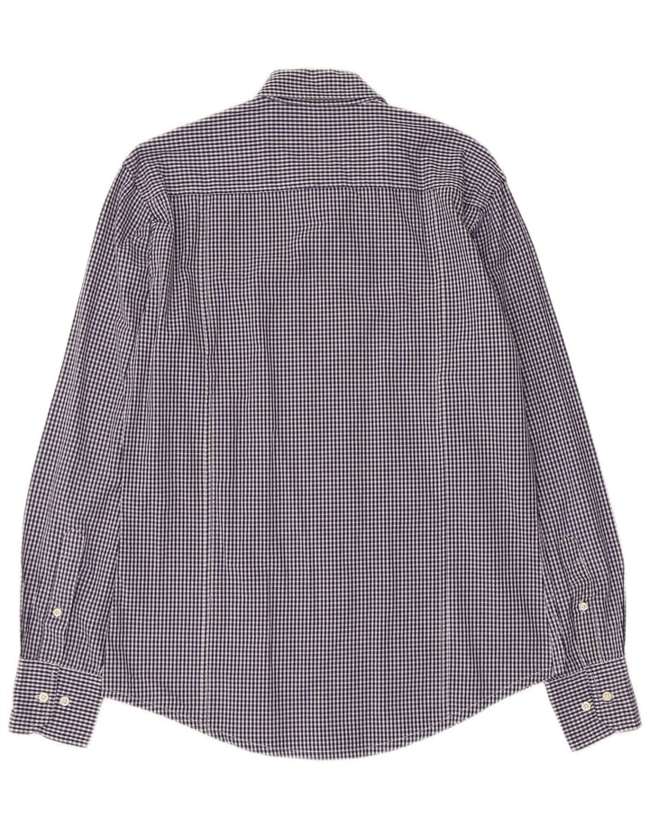 Kappa Chemise Homme Bleu Moyen Vichy Coton