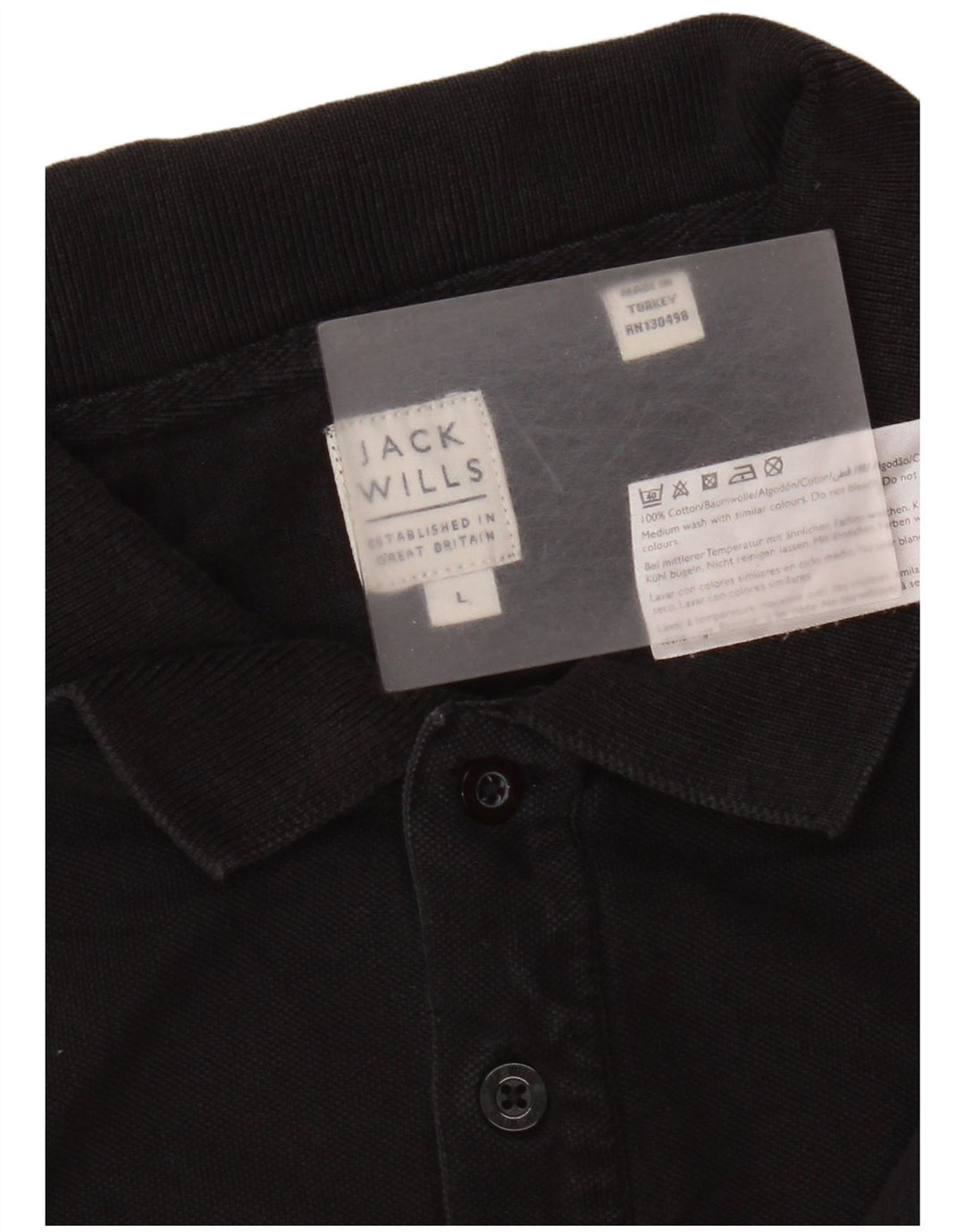 Jack Wills Polo Homme Grand Noir Coton