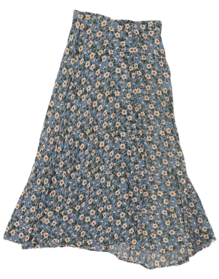 jupe évasée femme vintage W26 Petit Bleu Floral