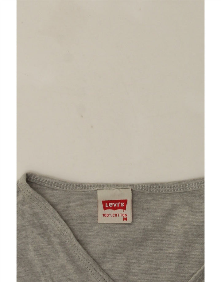 Levi's T-Shirt Top Homme Gris Moyen Moucheté Coton
