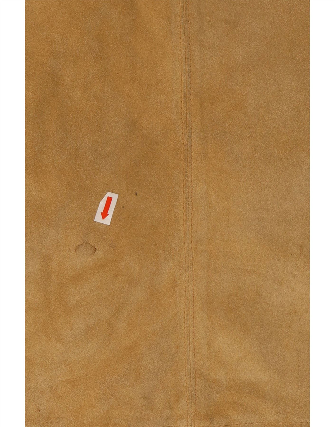 VINTAGE Mini jupe en daim femme moyen W28 cuir beige