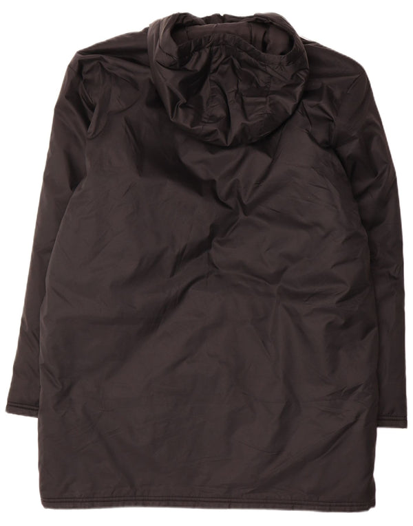 Adidas Manteau rembourré à capuche pour homme UK 38 Medium Noir Polyester