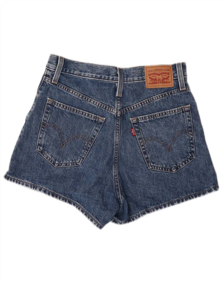 Levi's Short En Jean Taille Haute W27 Femme Petit Bleu Coton