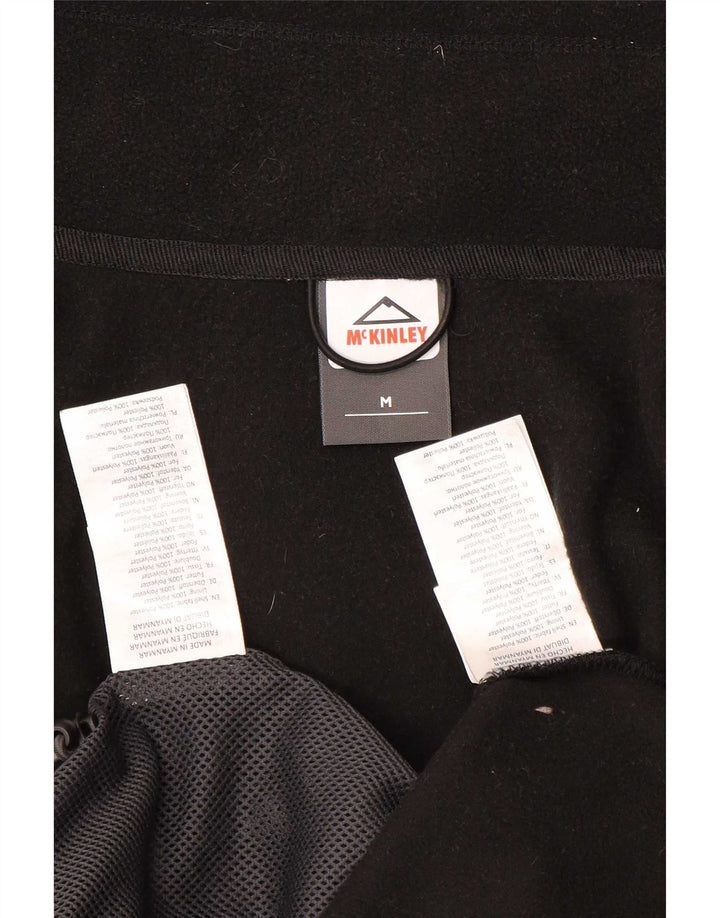 McKinley Veste de pluie à capuche pour homme UK 38 Medium Noir Polyester