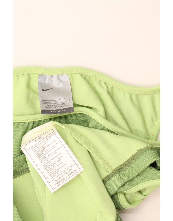 Débardeur court Nike Dri Fit pour femme US 8/10 Vert moyen Polyester