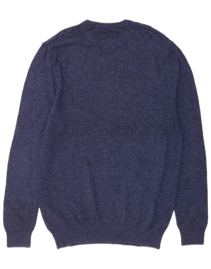 Jack Wills Pull à col rond pour homme Bleu marine moucheté