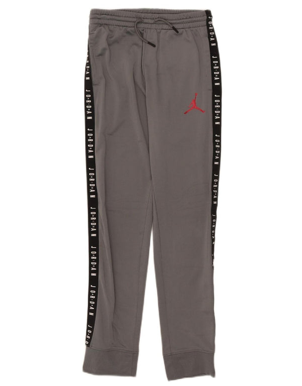 Jordan Pantalon de survêtement pour garçon 12-13 ans Large Gris Colorblock