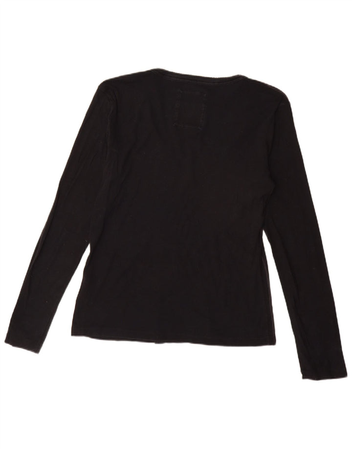 GAS Top Femme Manches Longues UK 18 XL Noir Coton