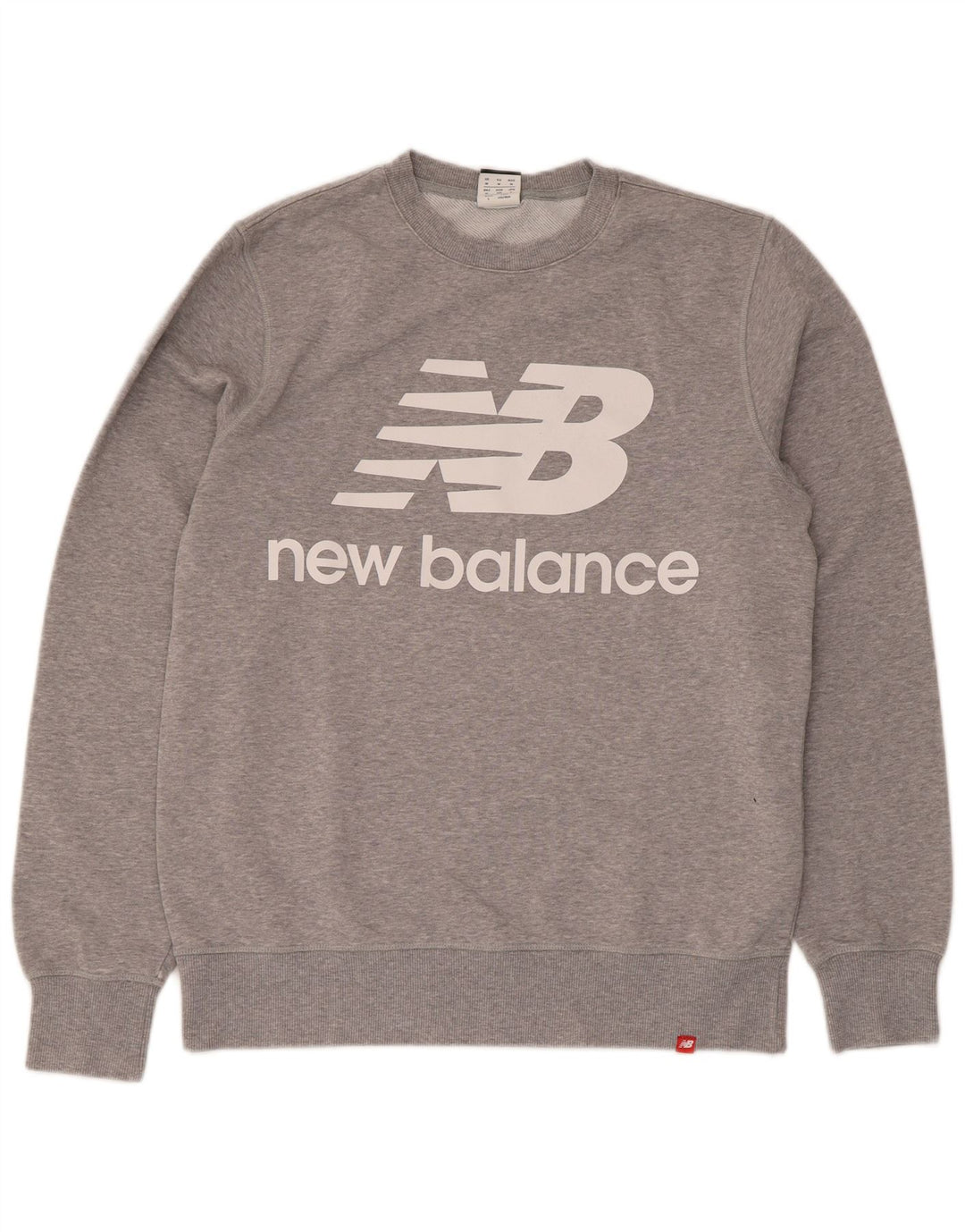 New Balance Sweat-Shirt Graphique Homme Gris Moyen