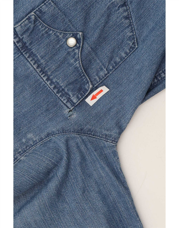 Levi's Chemise en Jean Femme UK 10 Small Bleu Coton