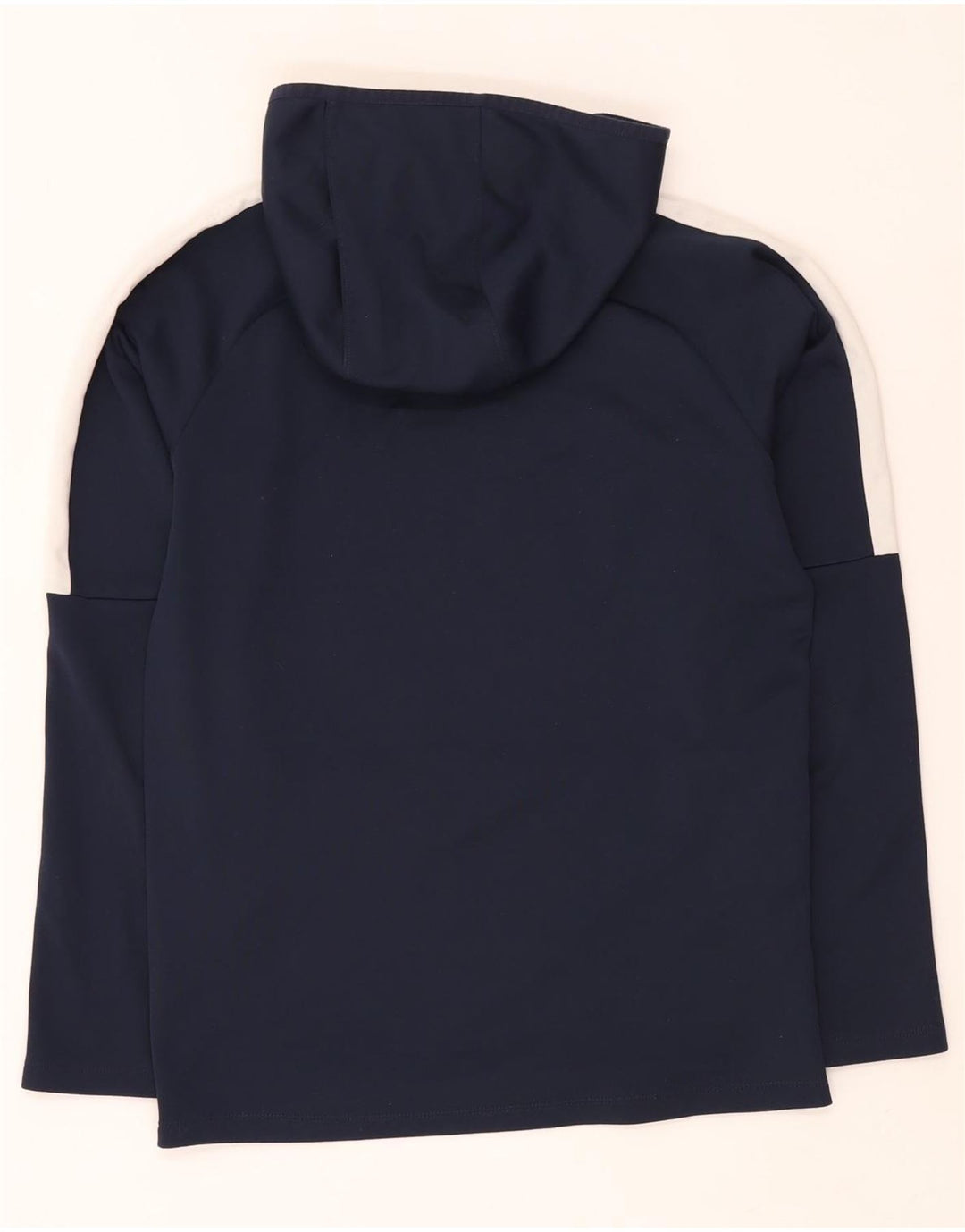 Nike Hommes Dri Fit Sweat à capuche Petit Bleu marine Colorblock Polyester