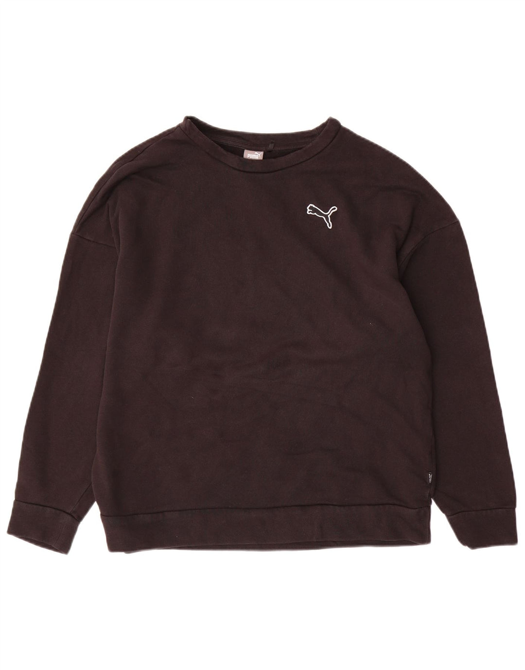 Puma Sweat-shirt pour femme UK 16 Large Noir Coton
