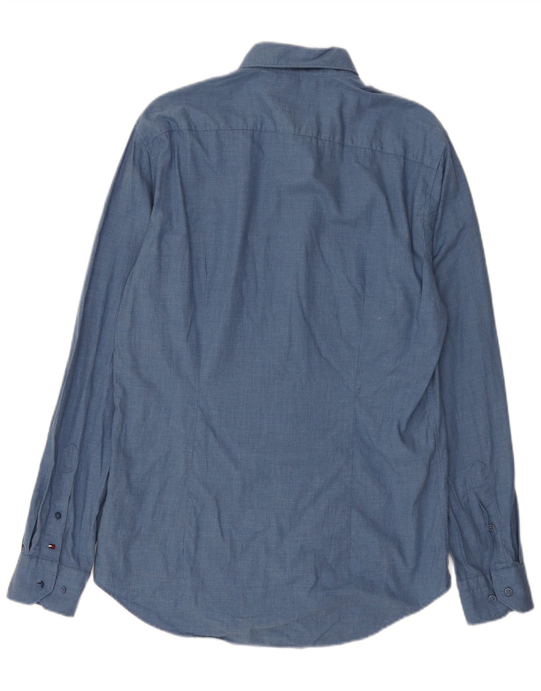 Tommy Hilfiger Chemise Slim Fit Homme Taille 40 Coton Bleu Moyen