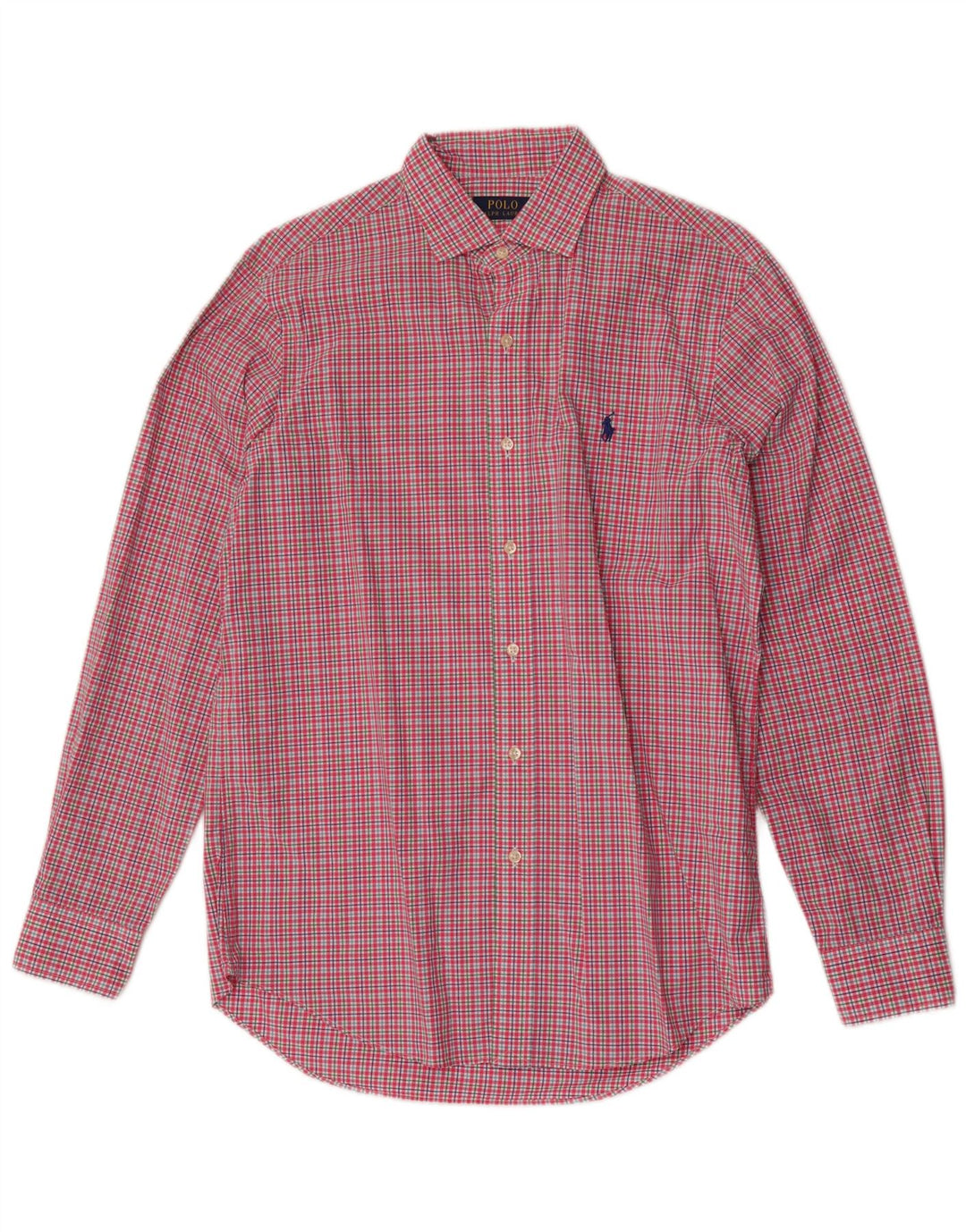 Polo Ralph Lauren Chemise Homme Rose Moyen Carreaux Coton