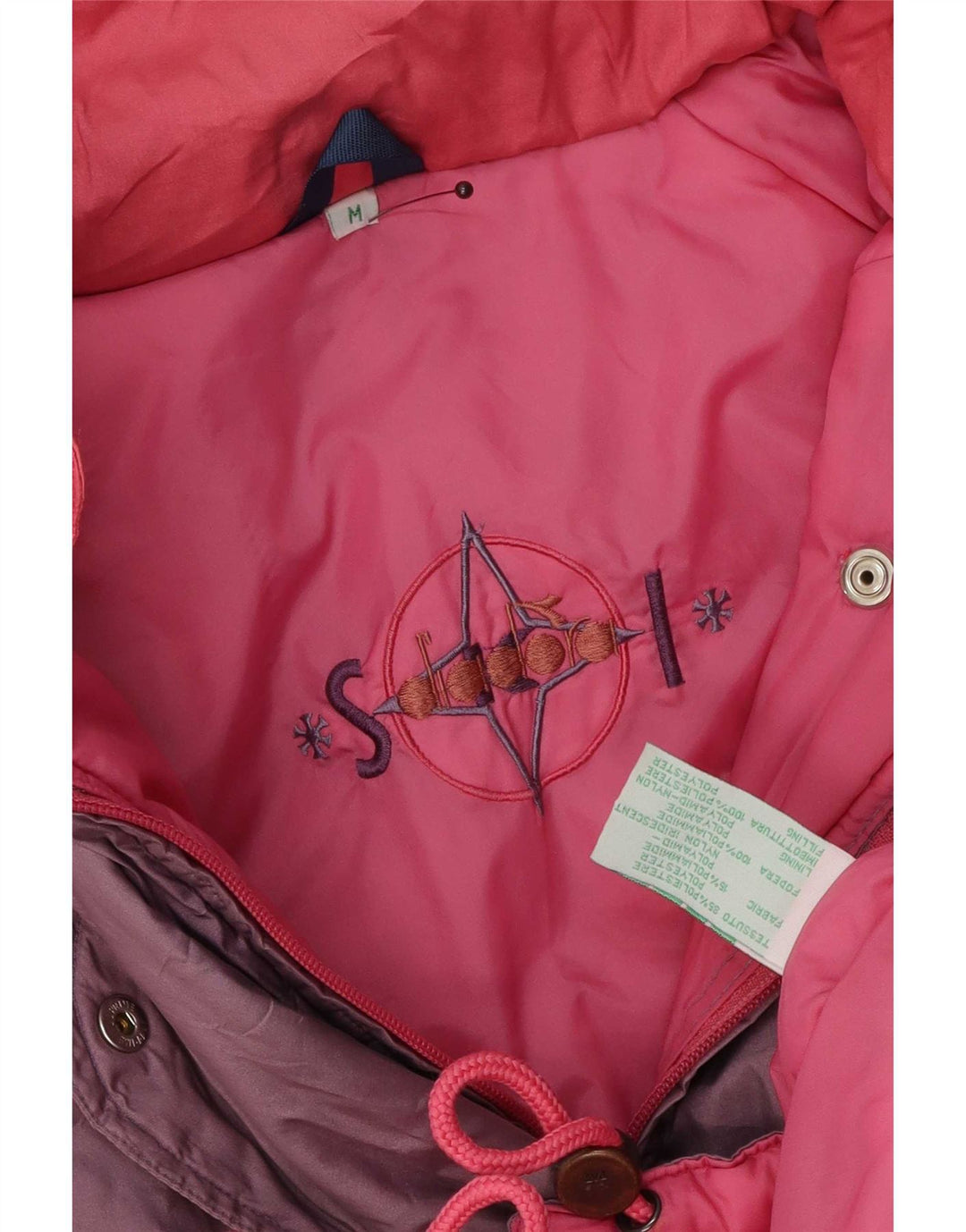Diadora Veste de ski coupe ample pour femme UK 14 Polyester rose moyen colour block