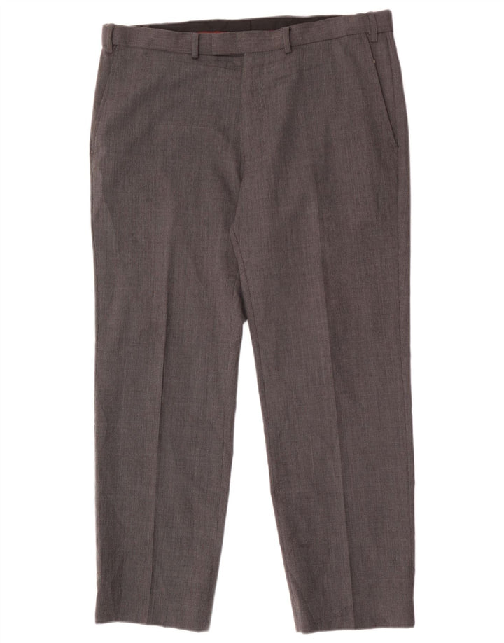Marks & Spencer Pantalon de costume droit coupe droite pour homme W36 L29 Gris laine