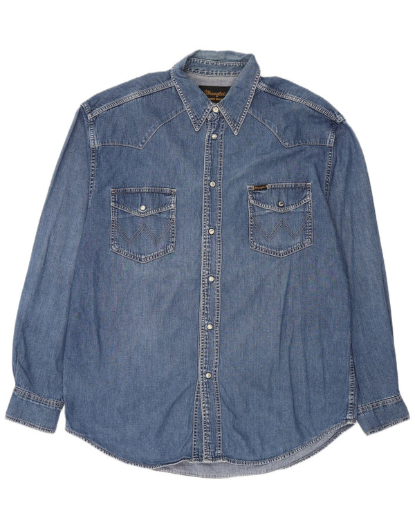 Wrangler Chemise en Jean Homme XL Bleu Coton