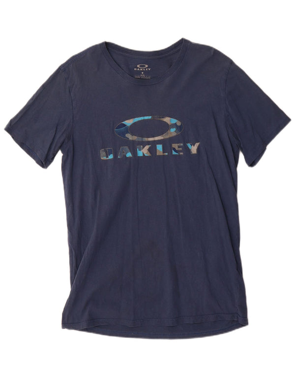 Oakley T-Shirt Graphique Coupe Regular Homme Bleu Marine Moyen
