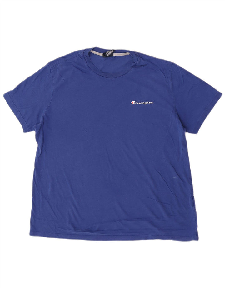 Champion T-Shirt Homme Bleu Moyen