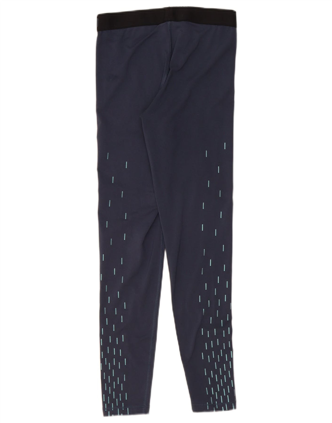 Nike Legging graphique Dri Fit pour femme UK 12 Bleu marine moyen géométrique