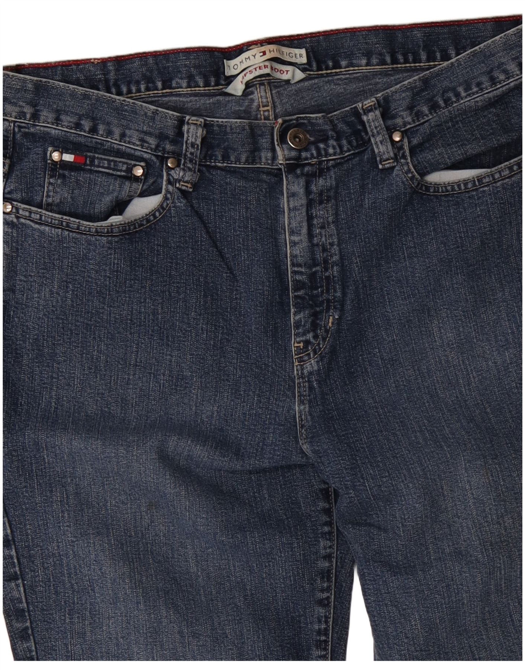 TOMMY HILFIGER Jean Hipster Bootcut Femme W34 L31 Bleu