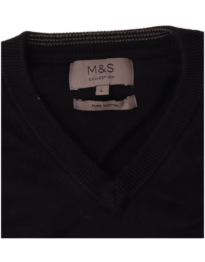 Marks & Spencer Débardeur pour homme en coton bleu marine Taille L