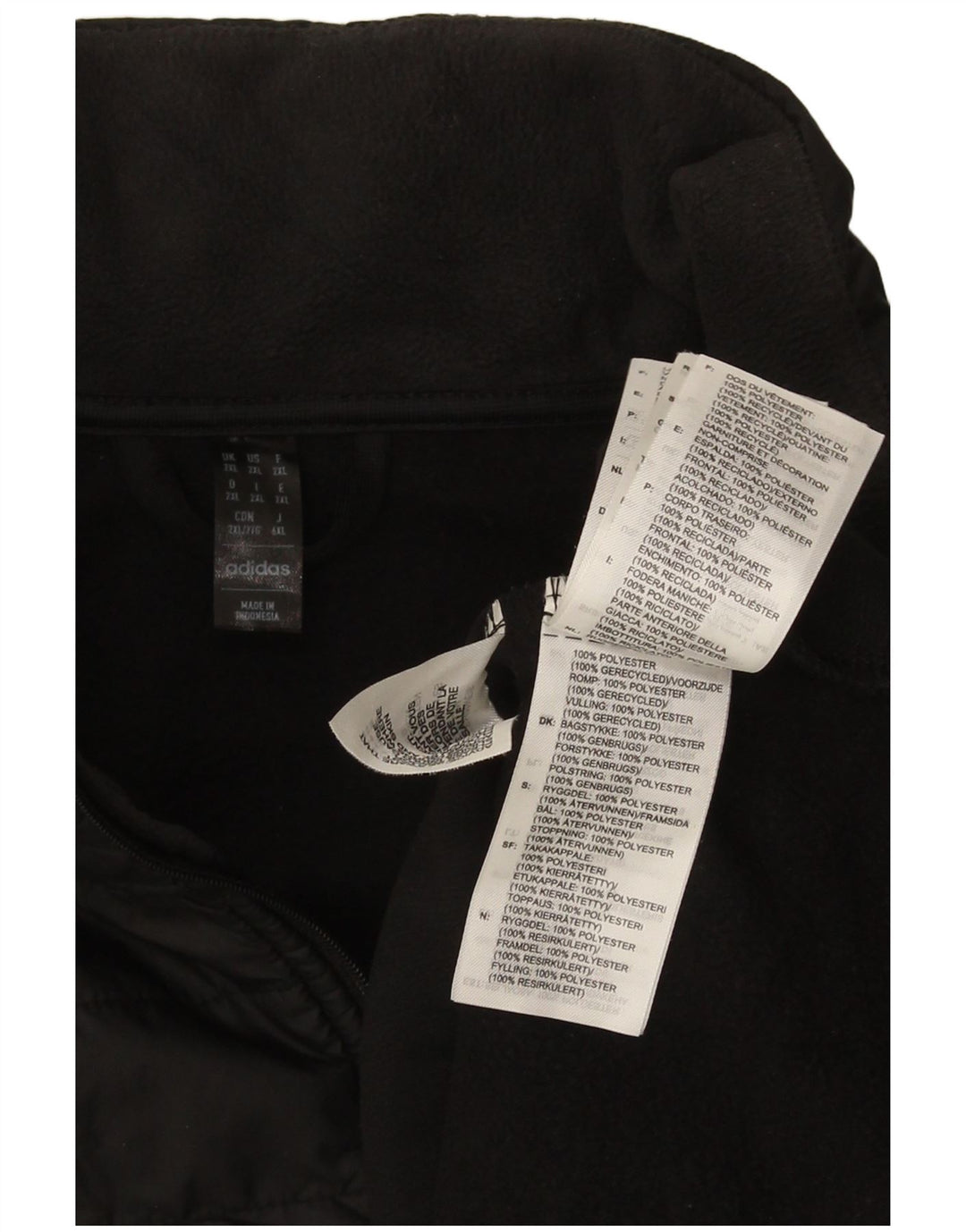 Adidas Hommes Aeroready Pull Survêtement Top Veste 2XL Noir Polyester
