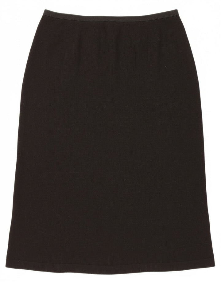 vintage Femme Jupe A-Line W30 Moyen Noir