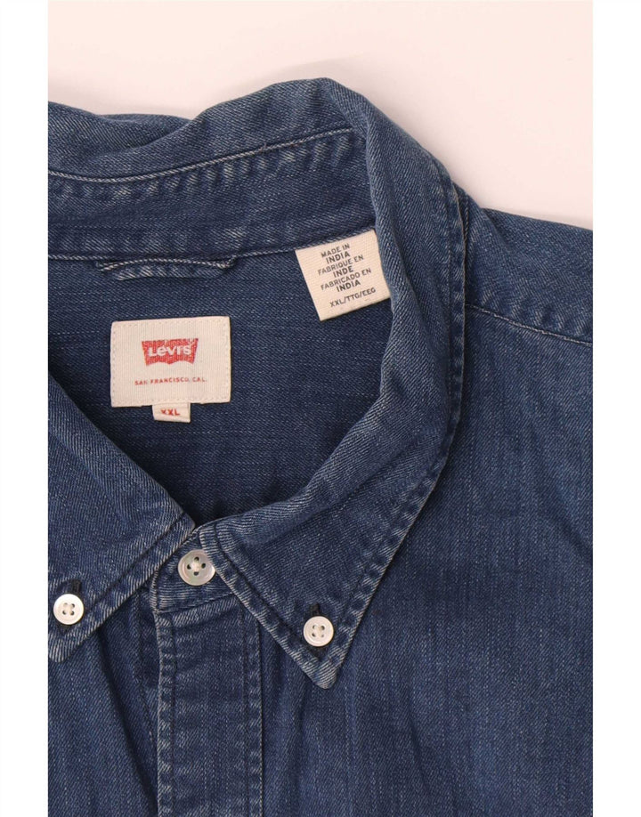 Levi's Chemise en Jean 2XL Homme Bleu Coton