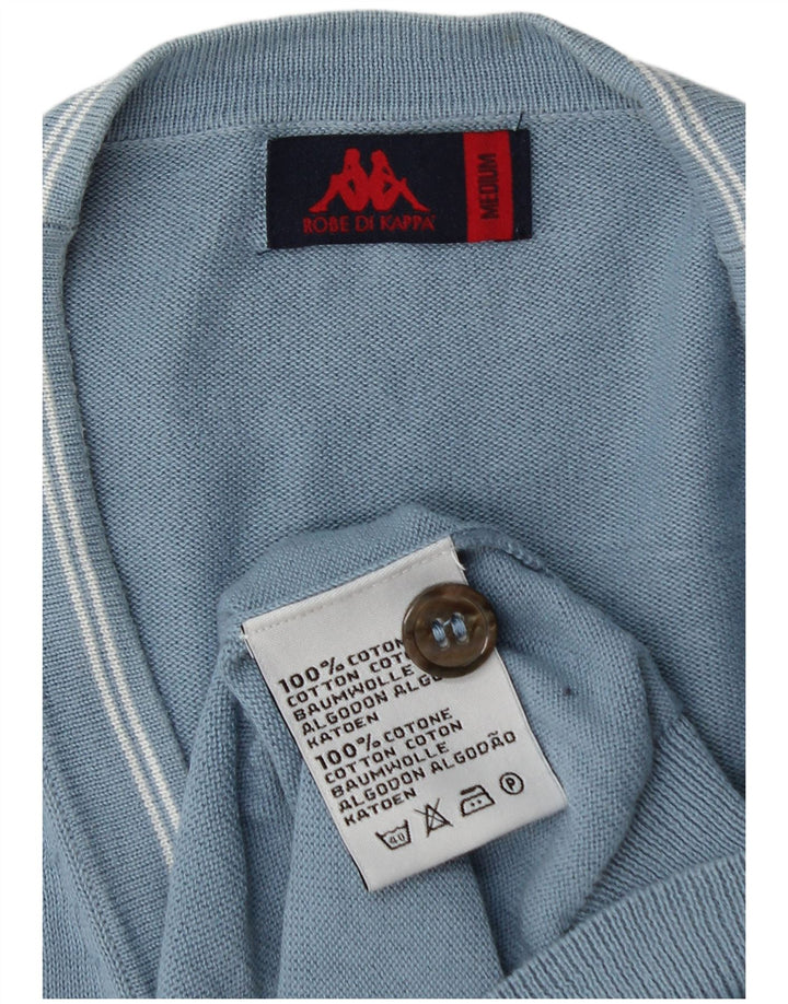 Kappa Cardigan Pull Homme Bleu Moyen Coton