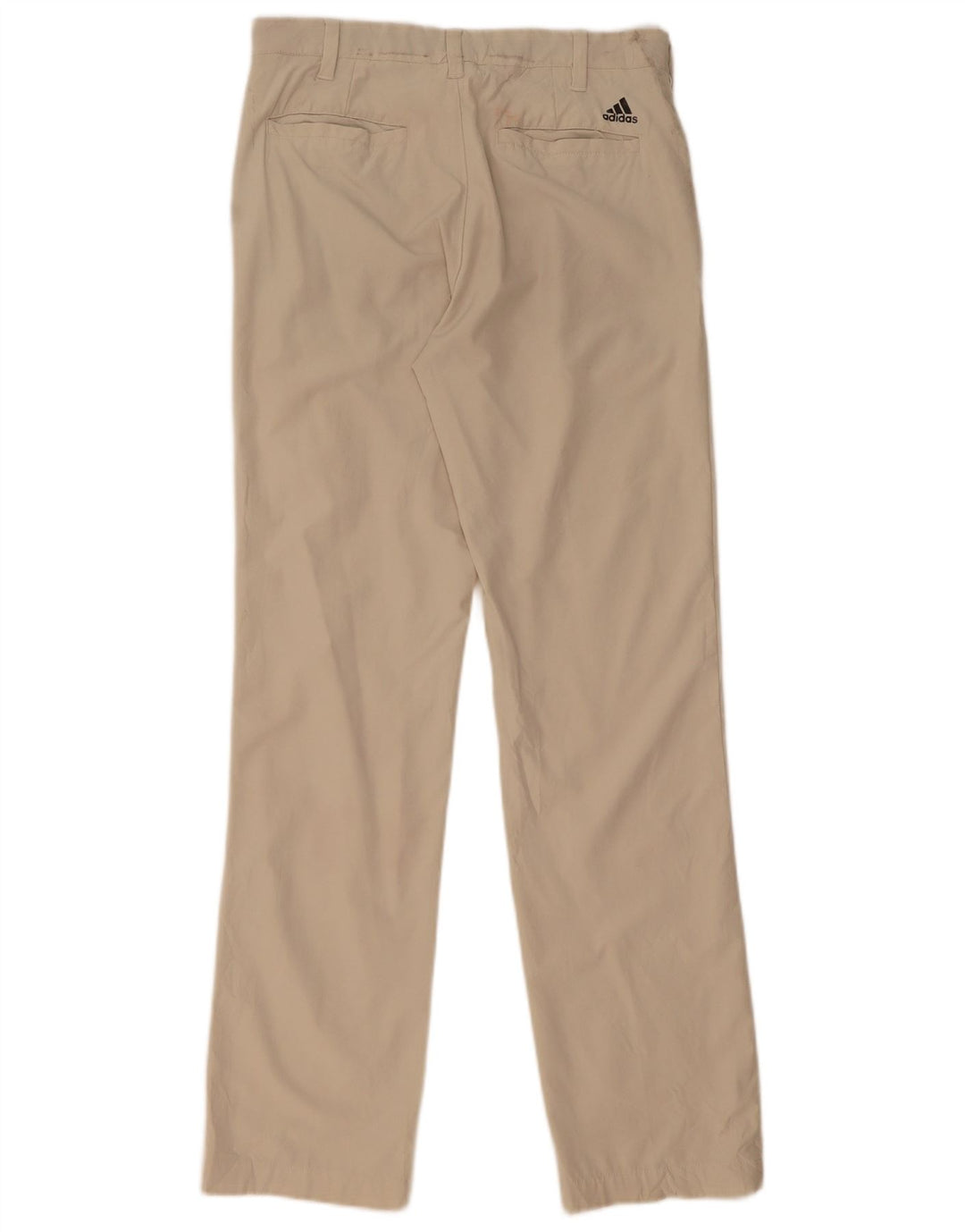 Adidas Pantalon Chino Droit Homme W30 L32 Beige Polyester