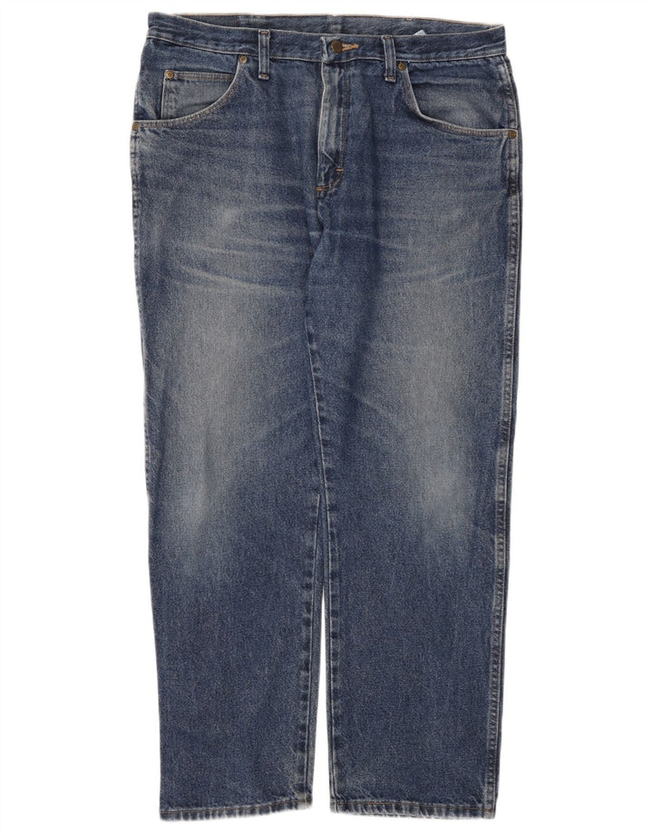 Wrangler Jean droit coupe droite W36 L29 en coton bleu pour homme
