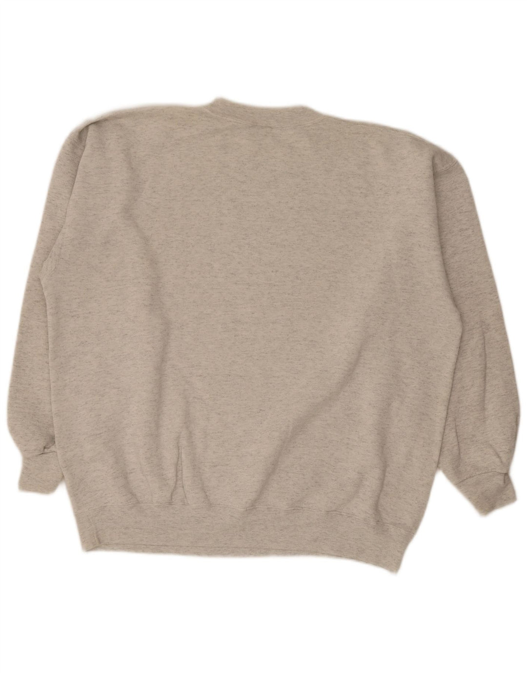 vintage Mens Graphic Sweatshirt Jumper XL Gris Coton