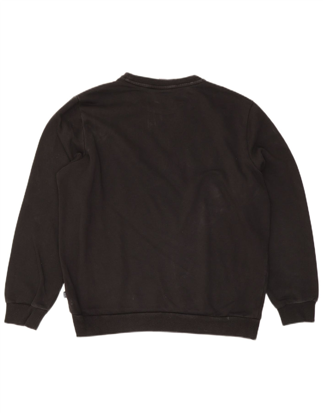 Puma Sweat-shirt pour homme en coton noir Taille L