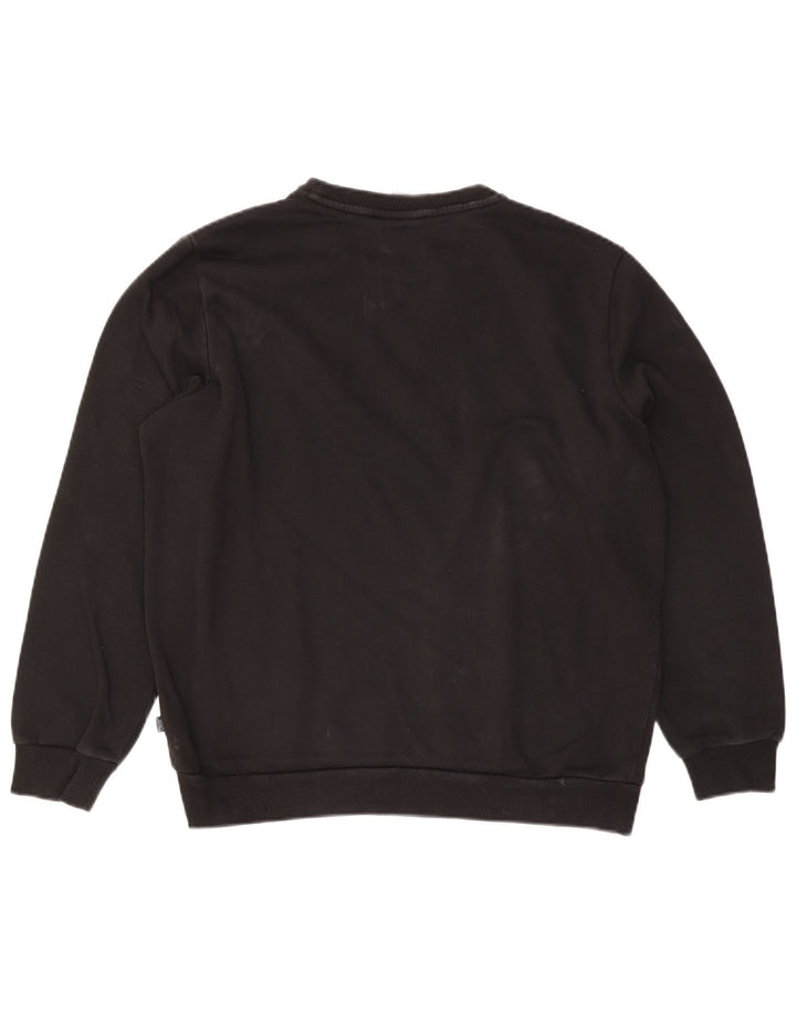 Puma Sweat-shirt pour homme en coton noir Taille L