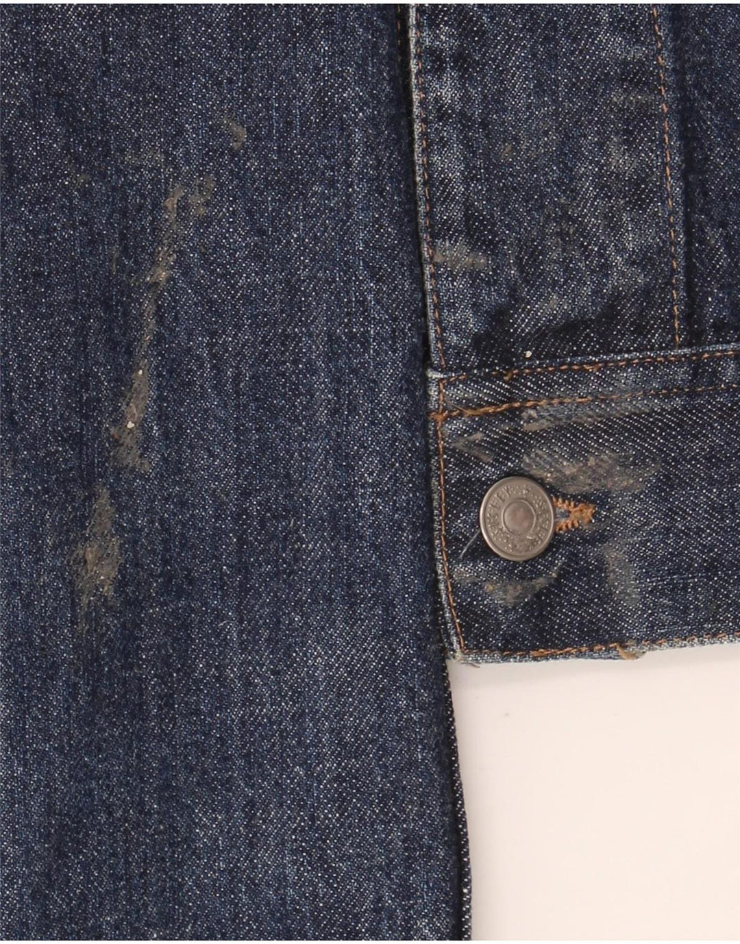 Sisley Veste en Jean Homme UK 36 Small Bleu Marine