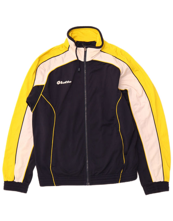 LOTTO Veste de Survêtement Homme Petit Bleu Marine Colorblock Polyester