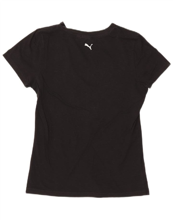 PUMA T-shirt graphique pour femme UK 14 Large Noir