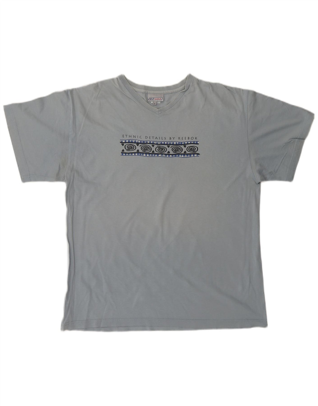 REEBOK T-Shirt Graphique Homme Grand Bleu Coton