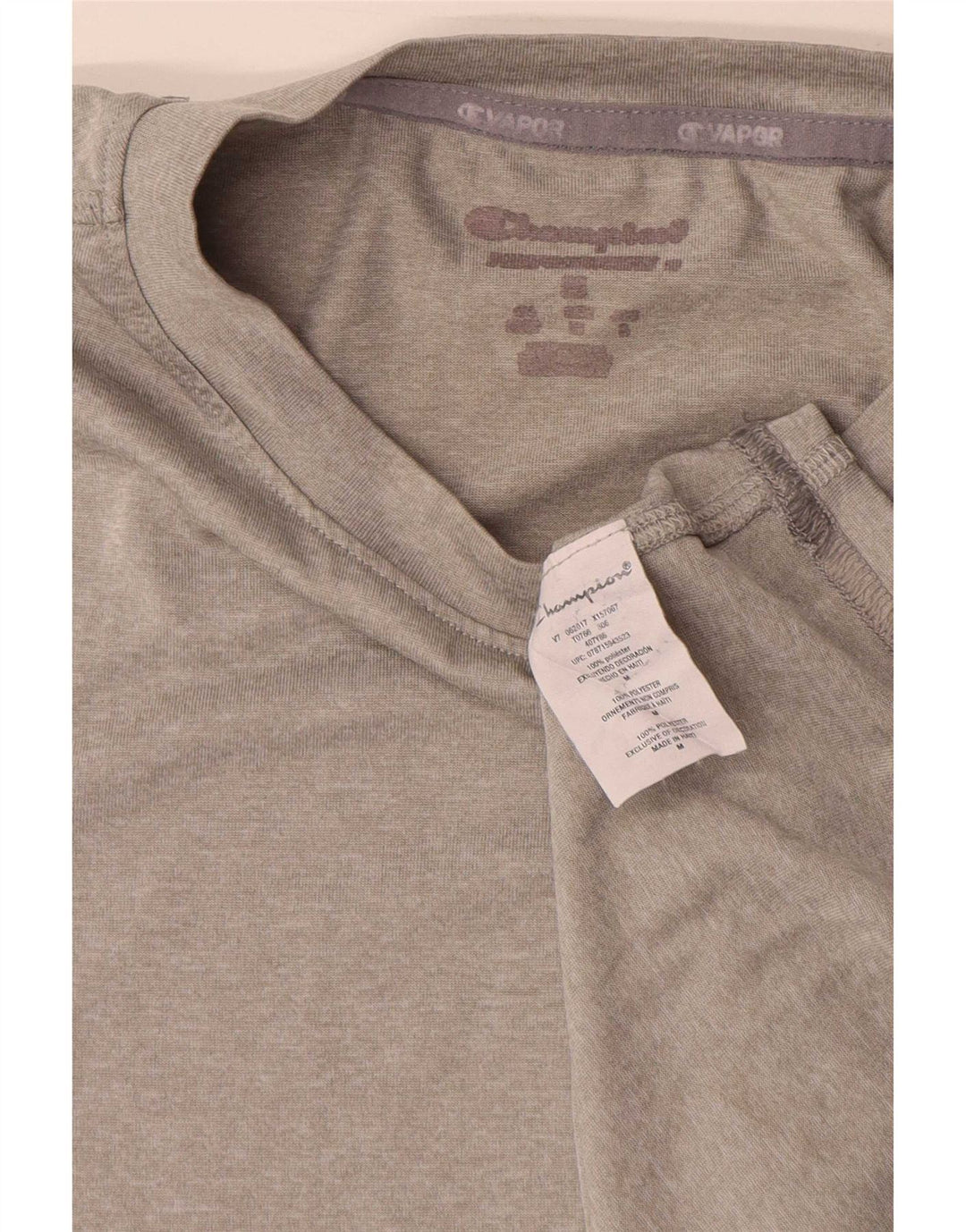 Champion T-Shirt Homme Gris Moyen Polyester