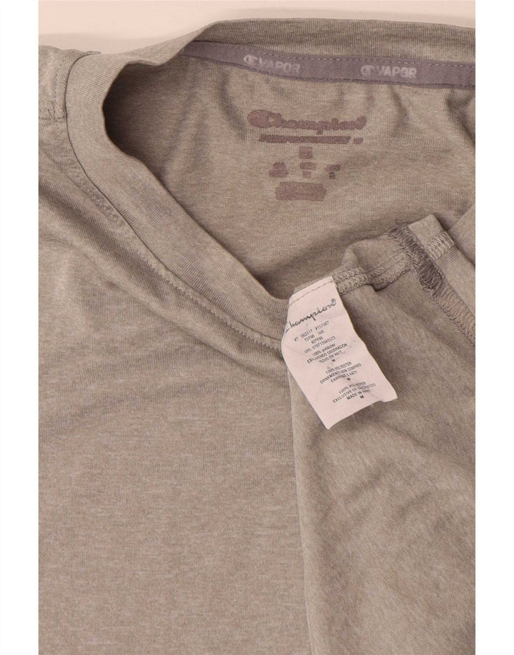 Champion T-Shirt Homme Gris Moyen Polyester