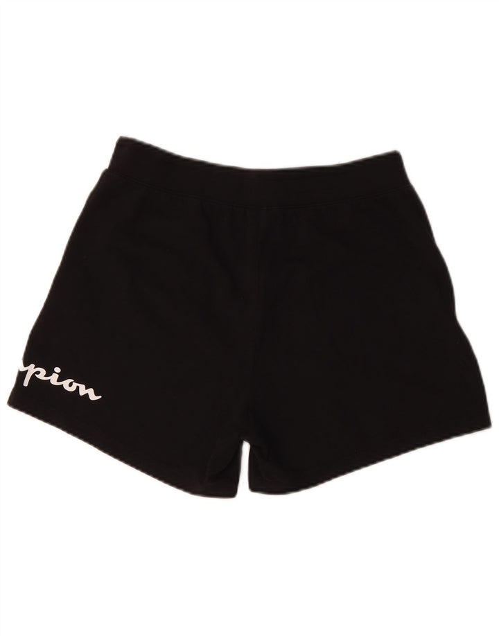 Champion Short de sport graphique pour femme UK 14 Noir moyen