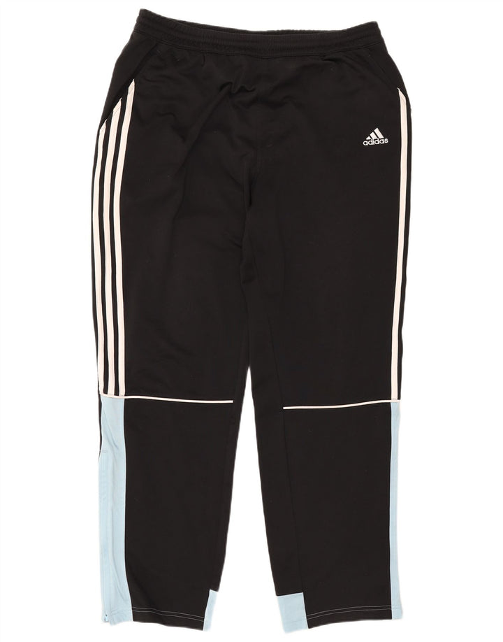 ADIDAS Pantalon de survêtement pour homme UK 42/44 Large Noir Polyester
