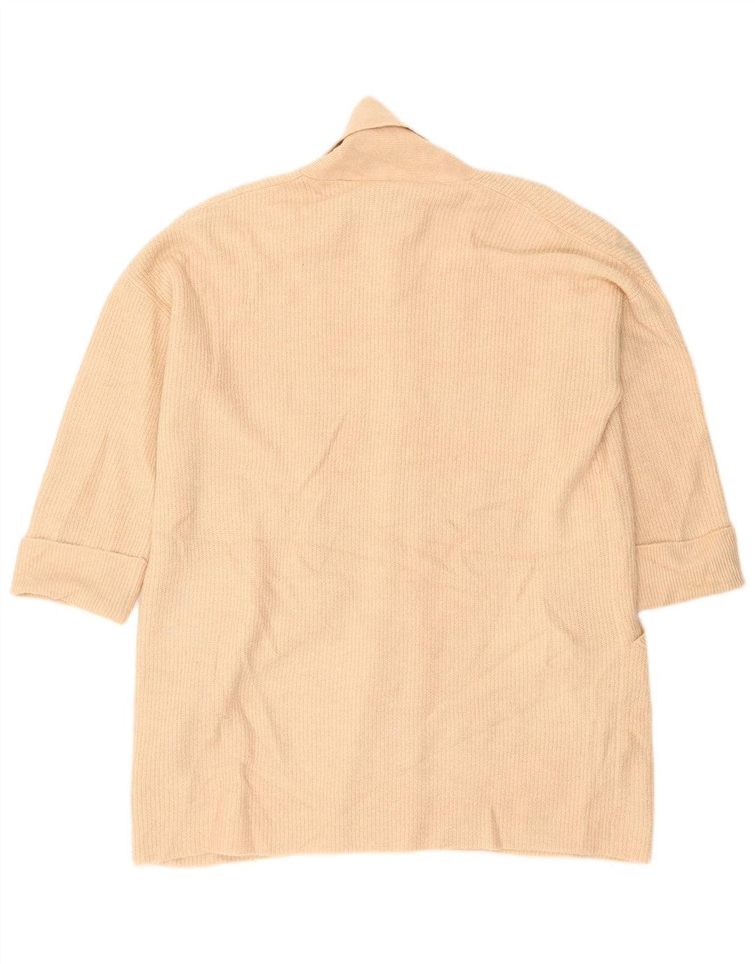 Jack Wills Pull cardigan long surdimensionné pour femme UK 10 Petit Beige